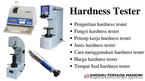 hardness tester fungsi